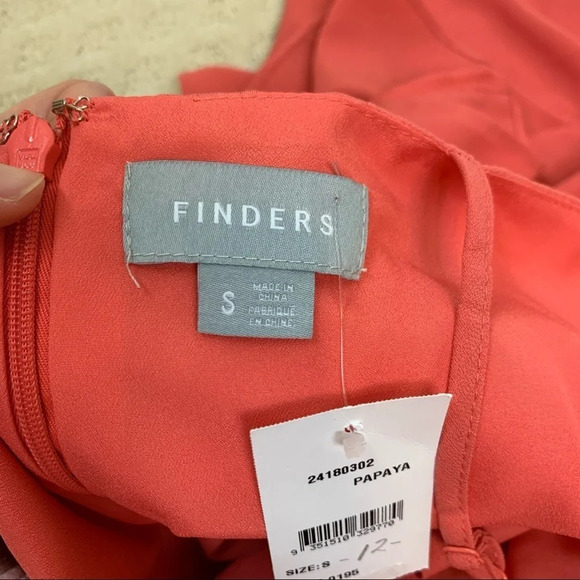 NWT Anthropologie Finders Keepers Midi Dress Ruffles Pink Size S - Picture 11 of 12